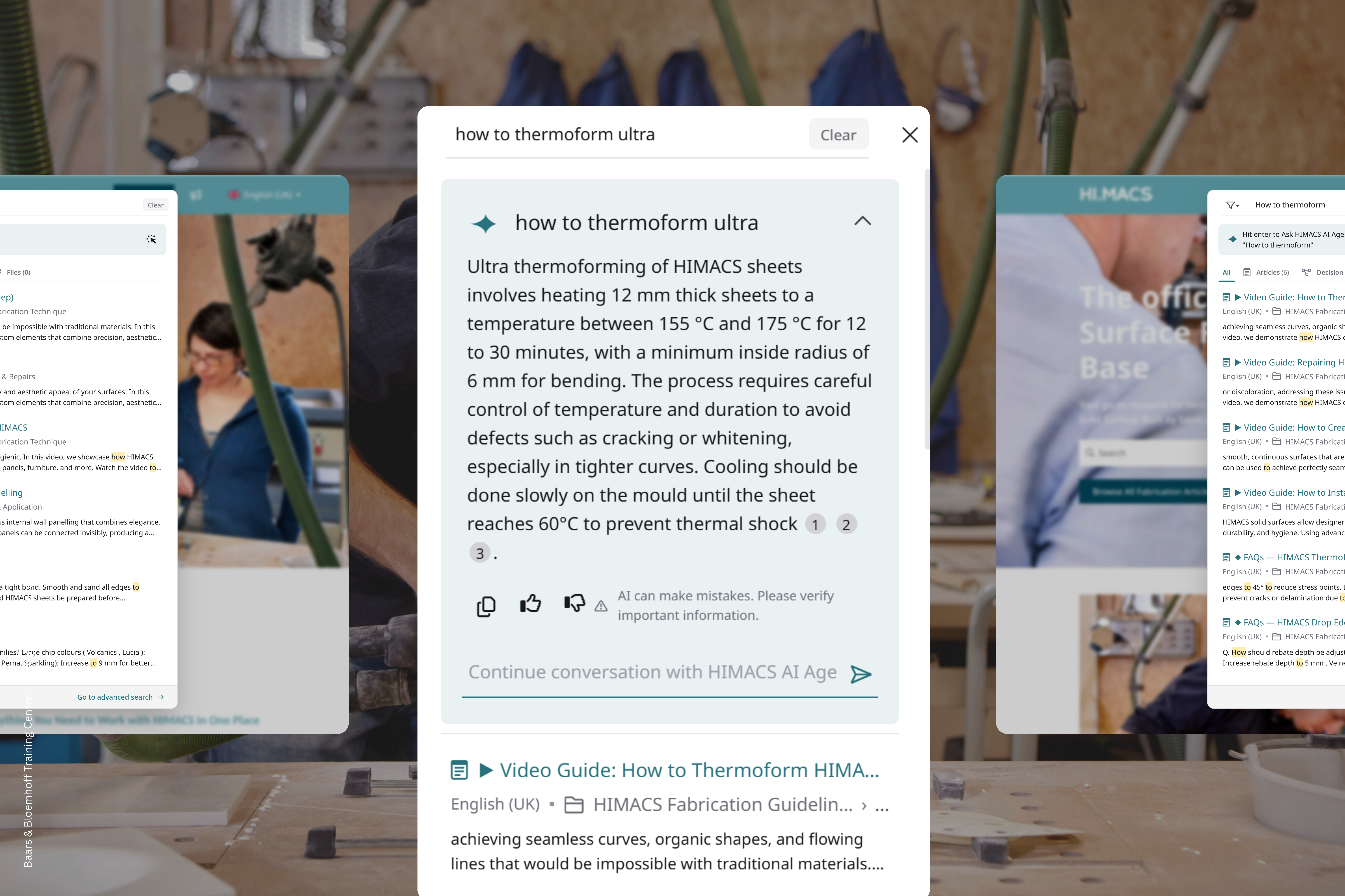 HIMACS Fabrication Knowledge Base search