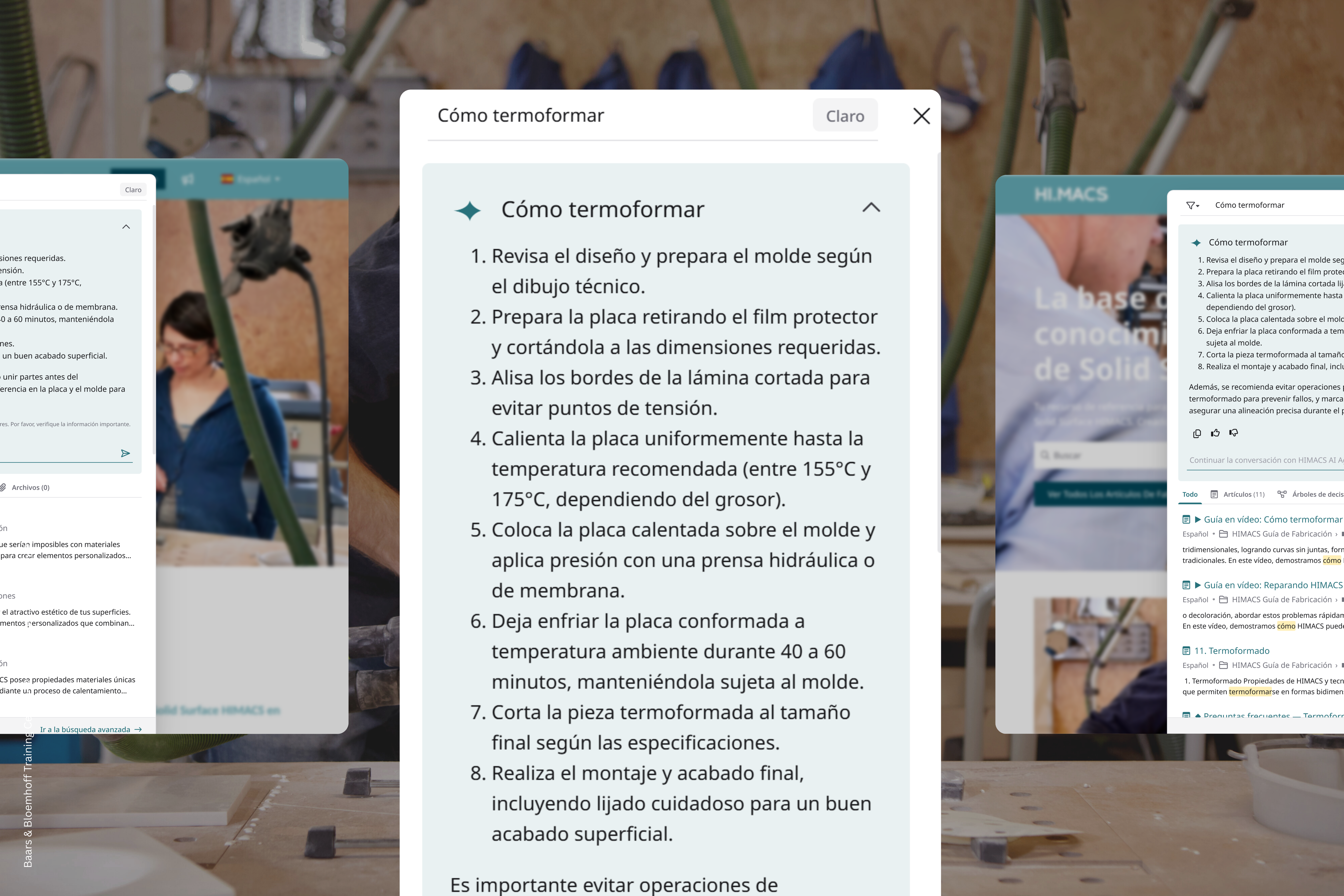 himacs fabrication knowledgement base