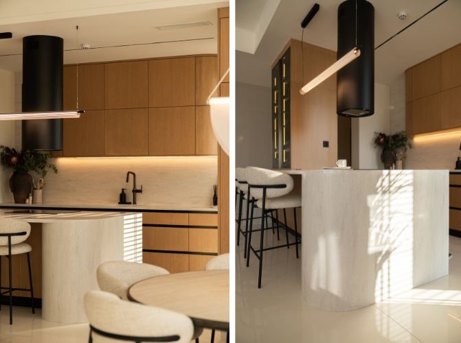 HIMACS adds serenity and elegance to this light-filled family penthouse in Belgrade 3