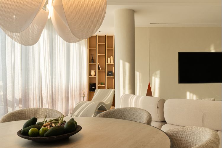 HIMACS adds serenity and elegance to this light-filled family penthouse in Belgrade