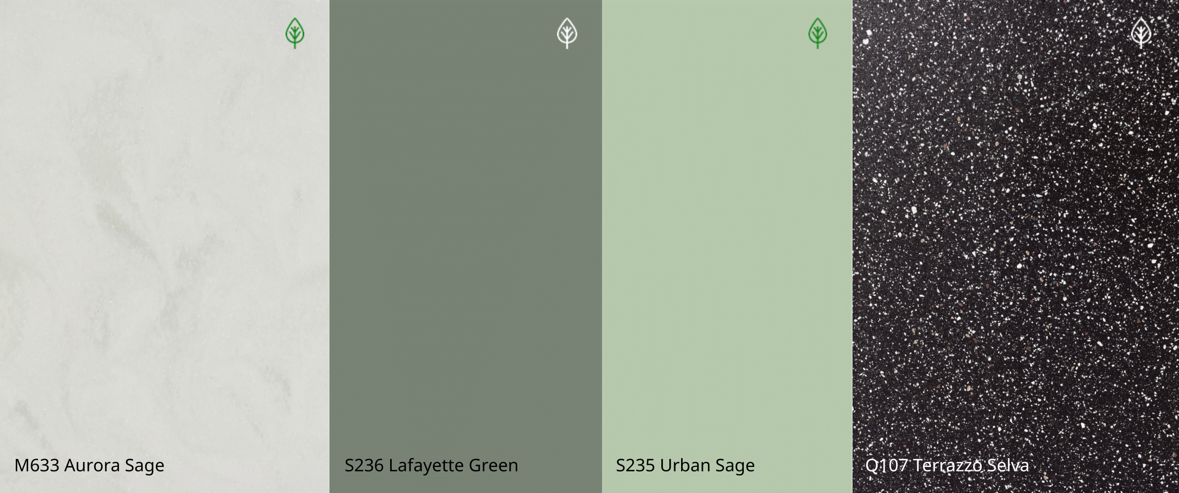 HIMACS  recycled content colours 