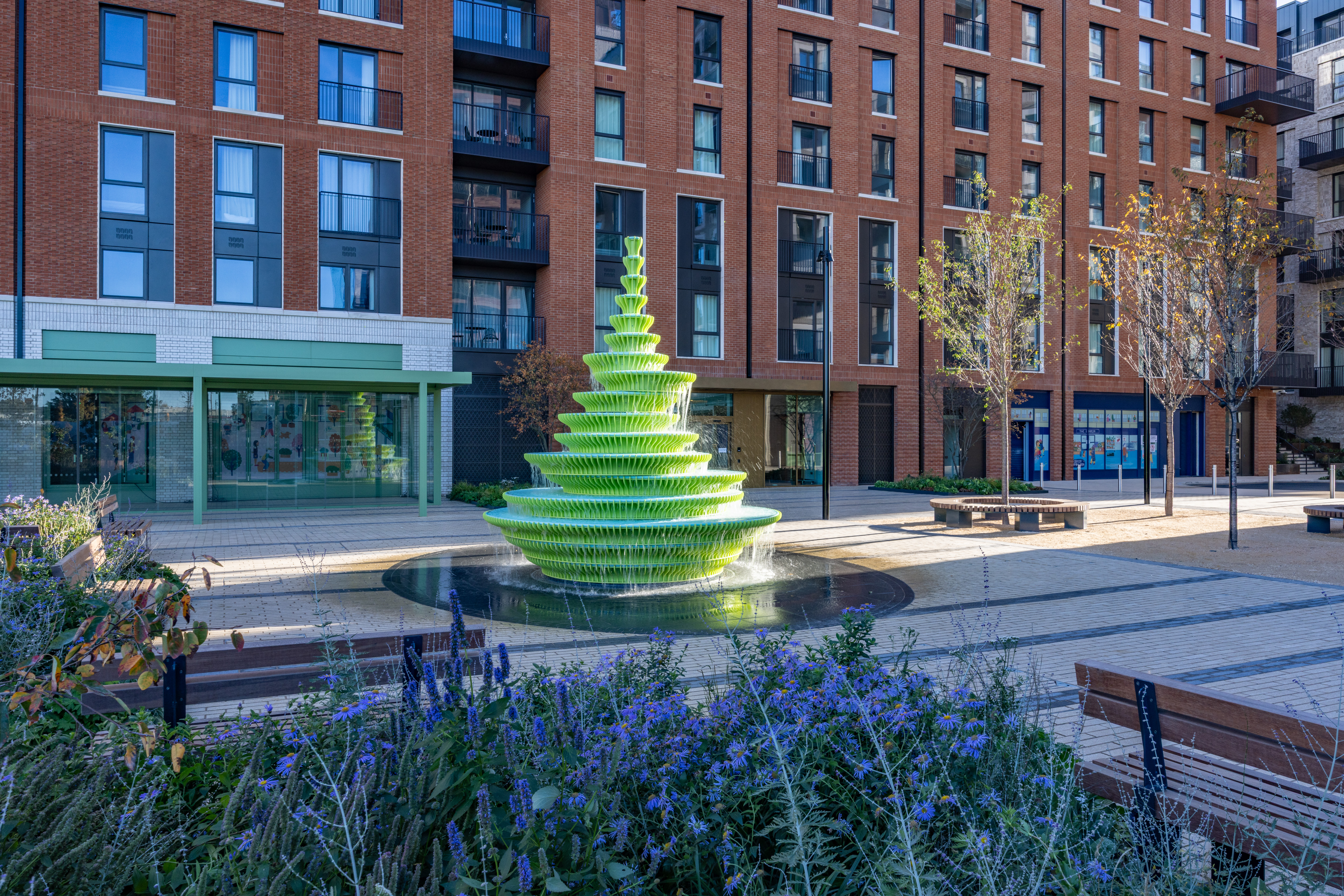 Sculpting Water: NEON Designs a Landmark Fountain with HIMACS
