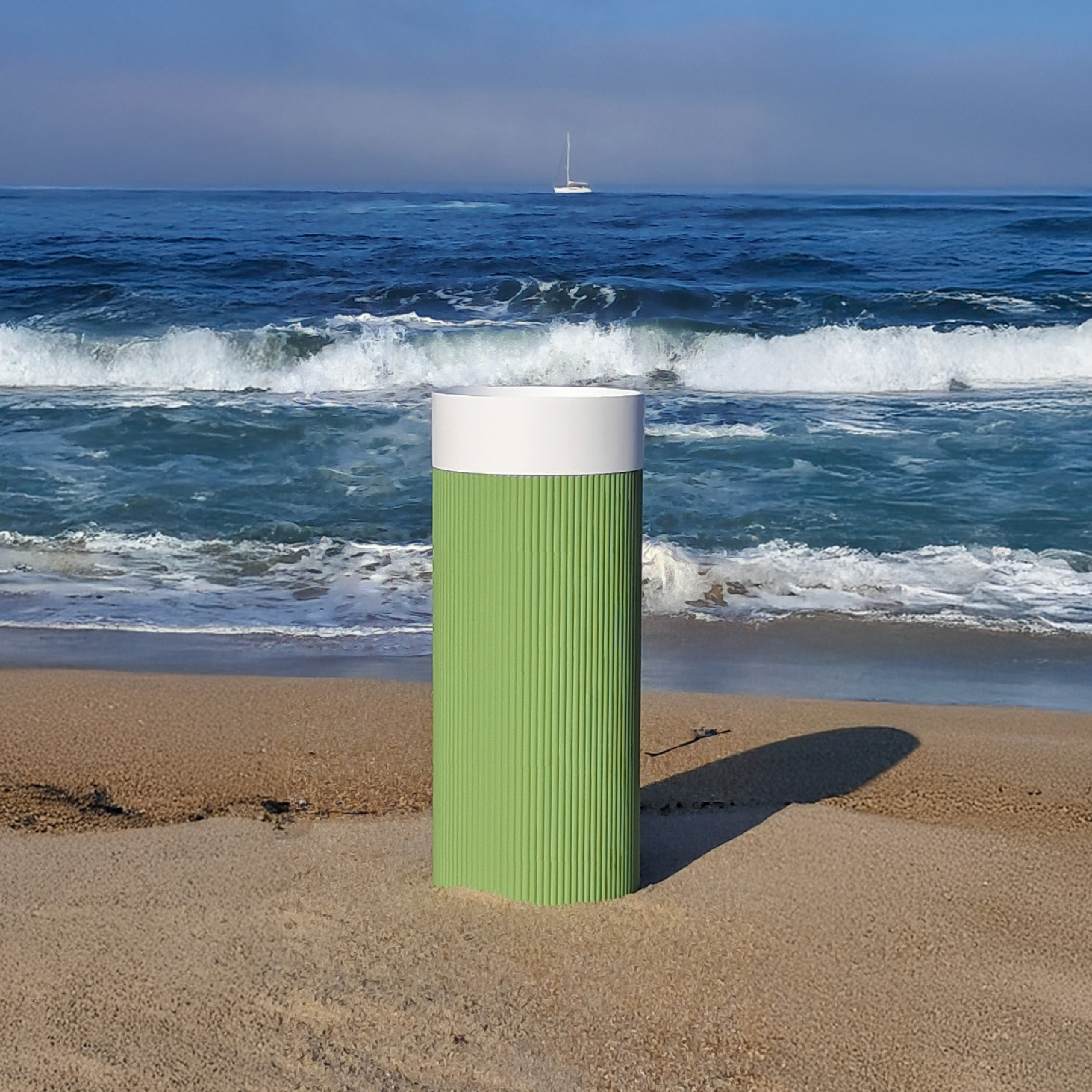 Circle: A bespoke freestanding washbasin shaped by  ANG and HIMACS