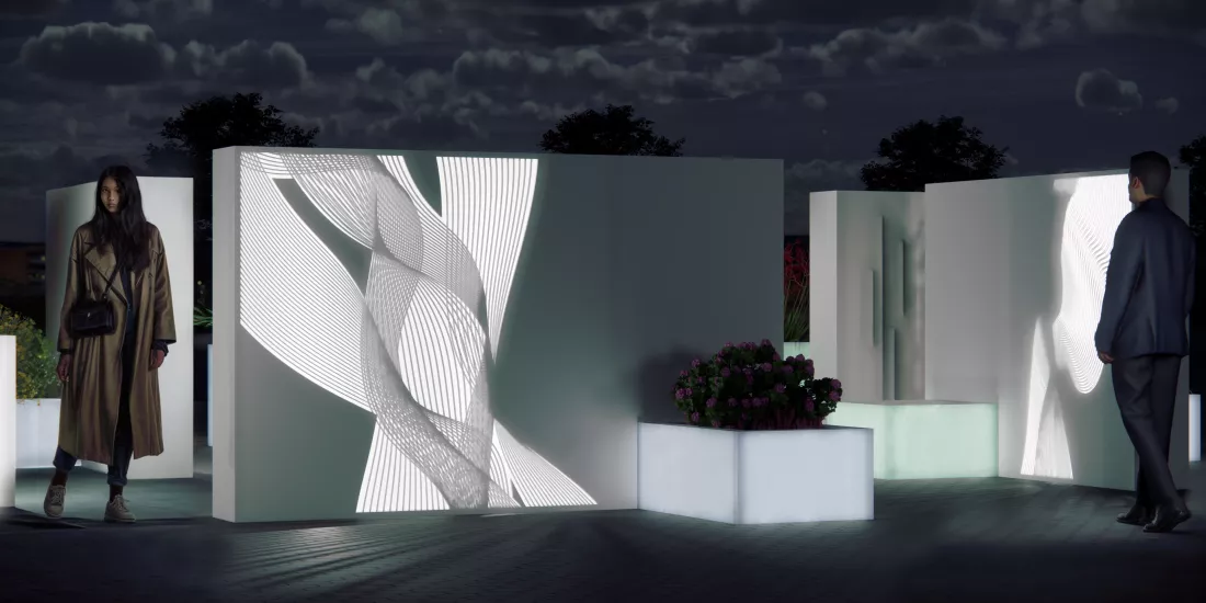 HI-MAZE, un labyrinthe plongé dans la verdure urbaine