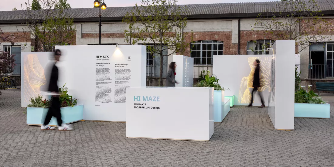 Temps forts de la Milan Design Week : HIMACS sur le devant de la scène avec HI MAZE et Nautys