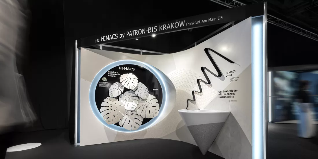 HIMACS Partners with COAST Office to Present Sculptural Design with Recycled-Content Colours at Architect@Work
