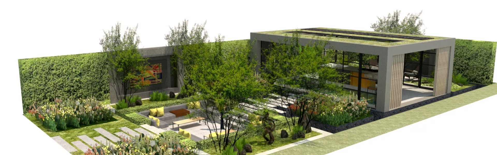 LX präsentiert den mit HIMACS gestalteten  „Eco-City Garden“ für die RHS Chelsea Flower Show 2018
