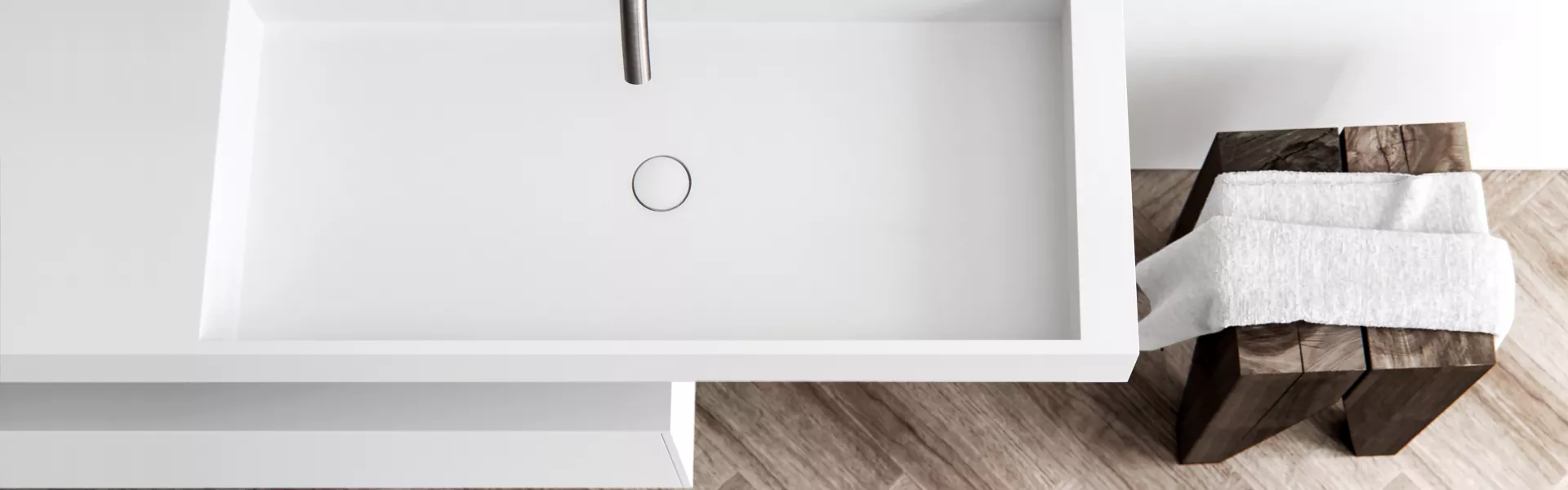 HIMACS: Un style contemporain pour la collection créée par Baths by Clay