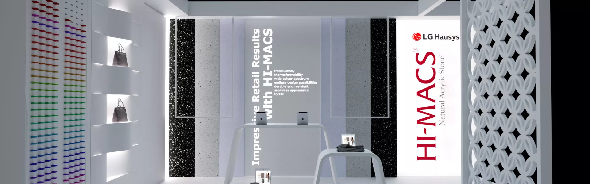 HIMACS: LX Hausys présente des possibilités de design infinies à l’occasion de Retail Design Expo