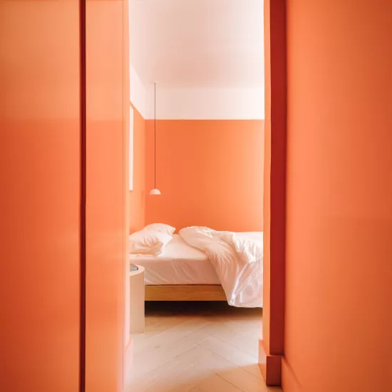 HIMACS Sapphire elevates this striking tourist accommodation