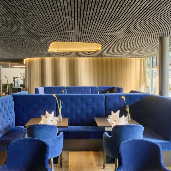 HIMACS in the Sanremo shade welcomes guests to the Emser ThermenHotel in Germany