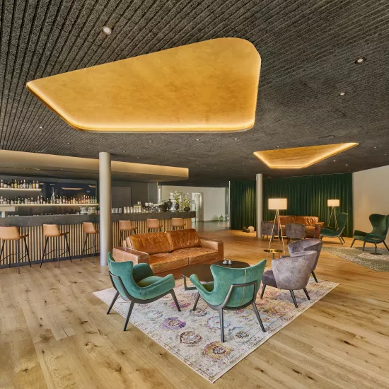 HIMACS in the Sanremo shade welcomes guests to the Emser ThermenHotel in Germany