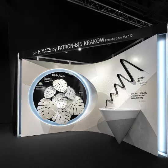 HIMACS Partners with COAST Office to Present Sculptural Design with Recycled-Content Colours at Architect@Work