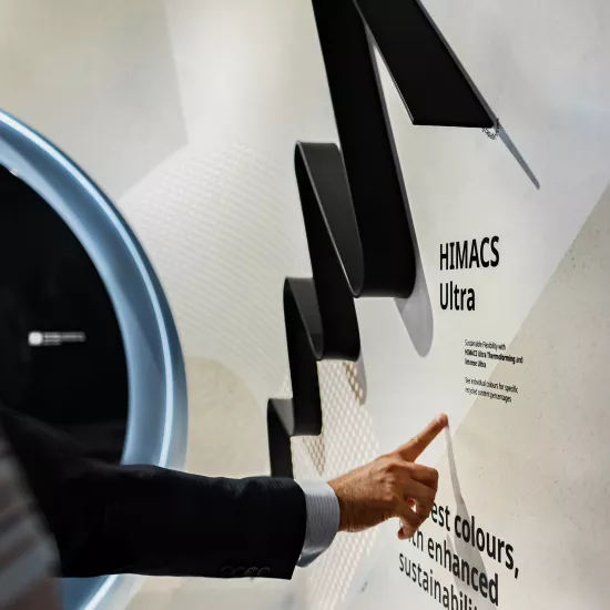 HIMACS Partners with COAST Office to Present Sculptural Design with Recycled-Content Colours at Architect@Work