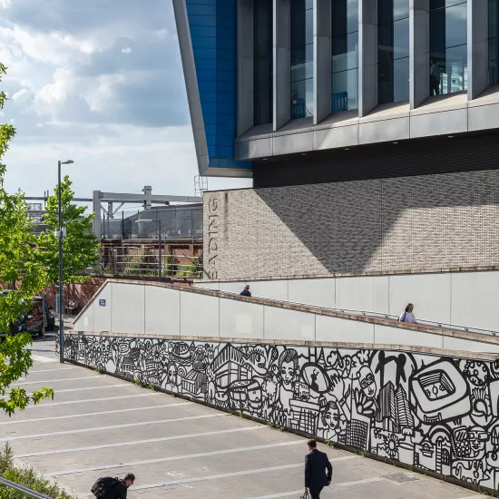 Urban Art with Heart:  HIMACS Powers Stuart Melrose and Kev Munday’s Colourful Tribute to Reading