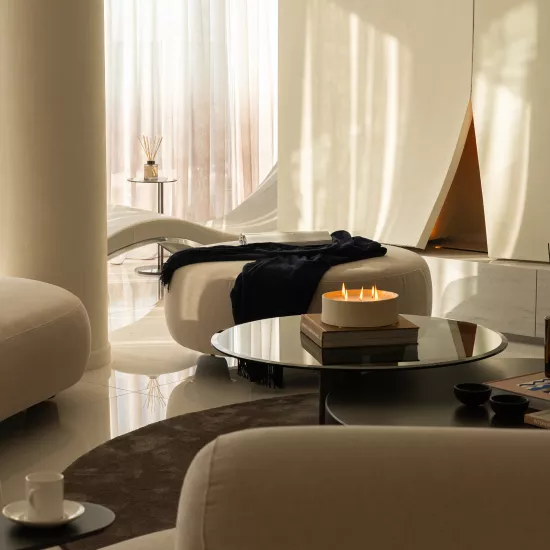 HIMACS adds serenity and elegance to this light-filled family penthouse in Belgrade