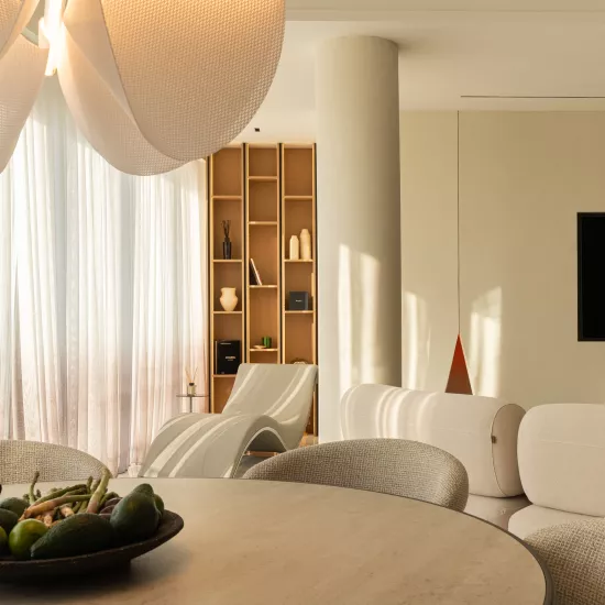HIMACS adds serenity and elegance to this light-filled family penthouse in Belgrade