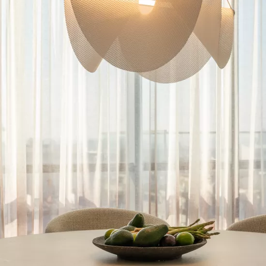 HIMACS adds serenity and elegance to this light-filled family penthouse in Belgrade