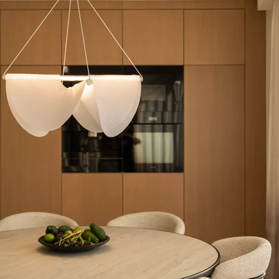 HIMACS adds serenity and elegance to this light-filled family penthouse in Belgrade