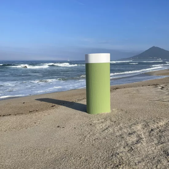 Circle: A bespoke freestanding washbasin shaped by  ANG and HIMACS