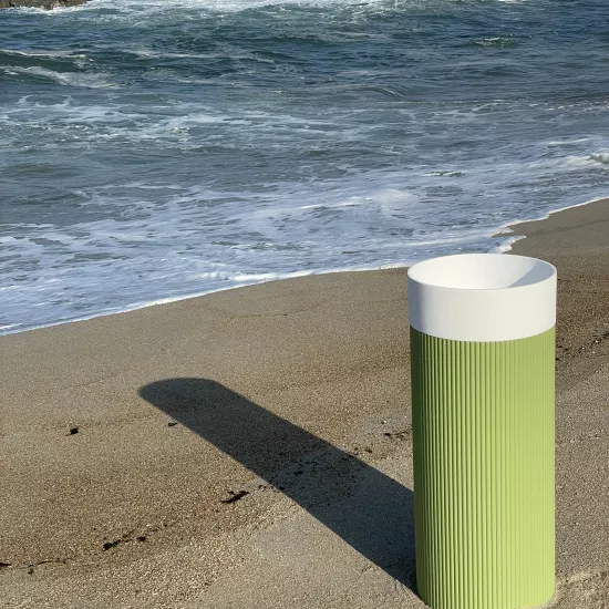 Circle: A bespoke freestanding washbasin shaped by  ANG and HIMACS