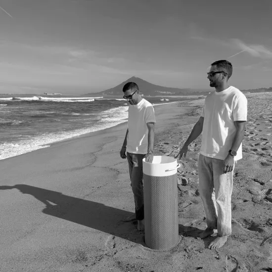 Circle: A bespoke freestanding washbasin shaped by  ANG and HIMACS