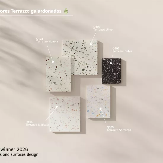 HIMACS Terrazzo Designs Receive  Red Dot Design Award 2026