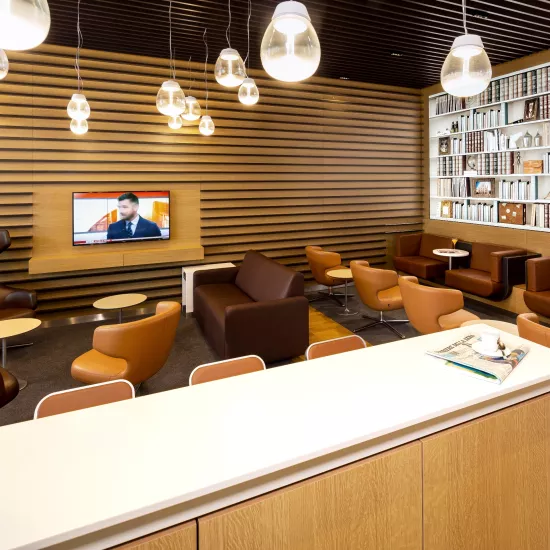 A new Lufthansa Lounge at Milan Airport with HIMACS