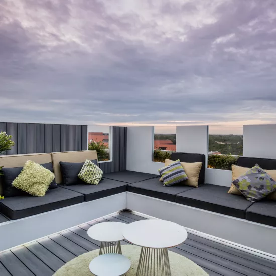 Beautiful penthouse featuring HIMACS on the coast in Nieuwpoort