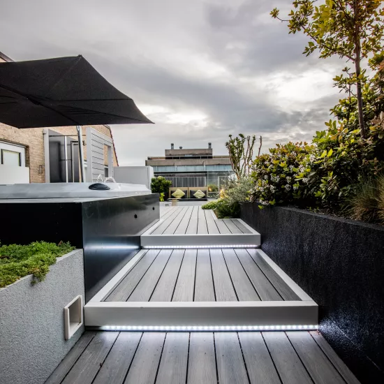 Beautiful penthouse featuring HIMACS on the coast in Nieuwpoort