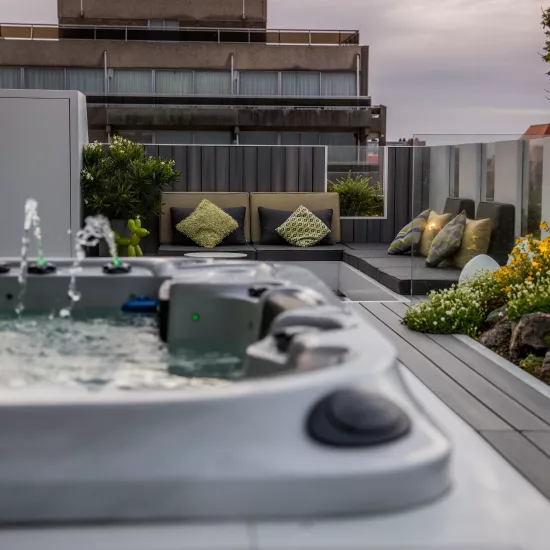 Beautiful penthouse featuring HIMACS on the coast in Nieuwpoort