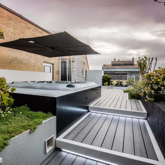 Beautiful penthouse featuring HIMACS on the coast in Nieuwpoort