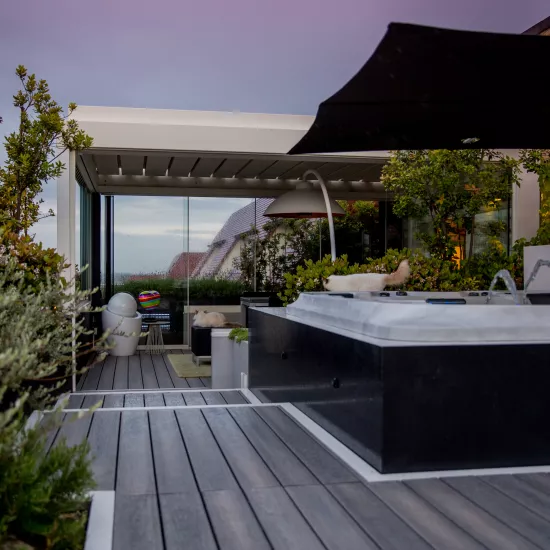 Beautiful penthouse featuring HIMACS on the coast in Nieuwpoort