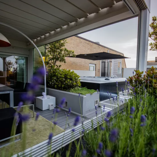 Beautiful penthouse featuring HIMACS on the coast in Nieuwpoort