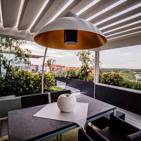 Beautiful penthouse featuring HIMACS on the coast in Nieuwpoort