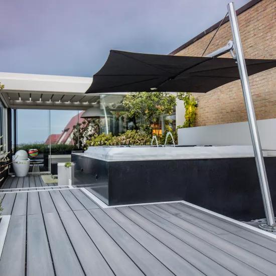 Beautiful penthouse featuring HIMACS on the coast in Nieuwpoort