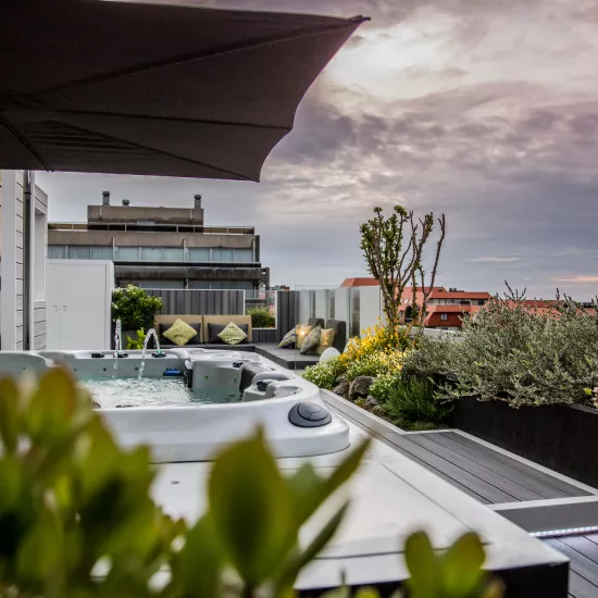 Beautiful penthouse featuring HIMACS on the coast in Nieuwpoort