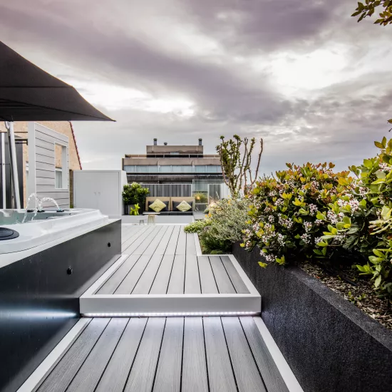 Beautiful penthouse featuring HIMACS on the coast in Nieuwpoort