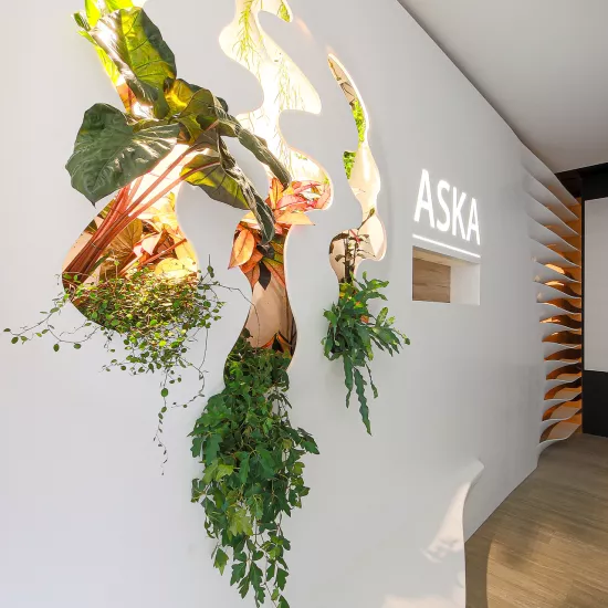 HIMACS on show in Paris at the Aska Showroom