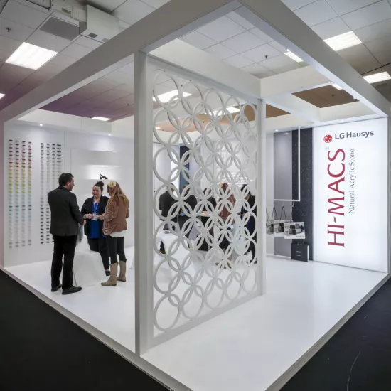 LX Hausys presents HIMACS limitless design possibilities at Retail Design Expo