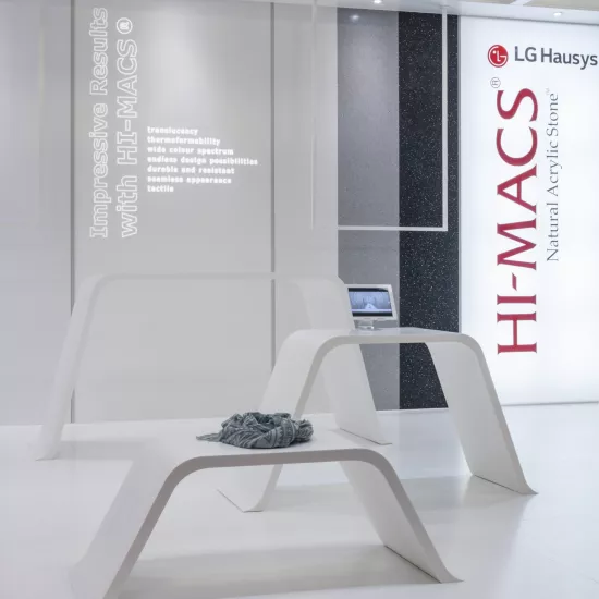 LX Hausys presents HIMACS limitless design possibilities at Retail Design Expo