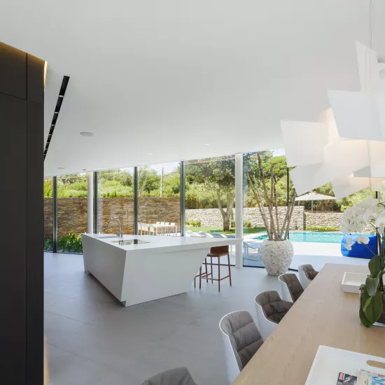 HIMACS for the palatial Cool Blue Villa in Marbella