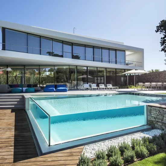 HIMACS for the palatial Cool Blue Villa in Marbella