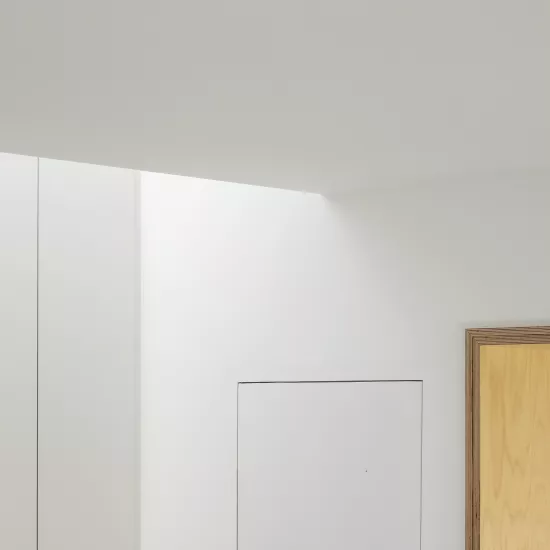 A dreamy minimalist kitchen with HIMACS elements in the Nook House