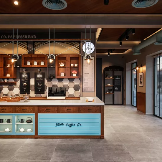 HIMACS for the State Coffee Co. inspired by New York in the 1930s 