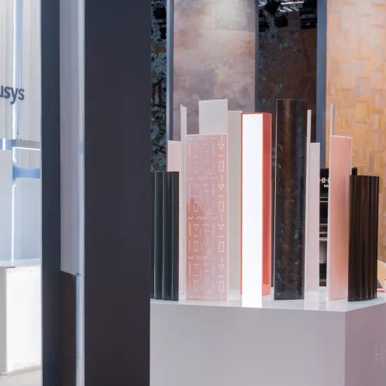 LX Hausys at EuroShop 2020: All the latest HIMACS innovations in one place