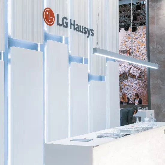 LX Hausys at EuroShop 2020: All the latest HIMACS innovations in one place