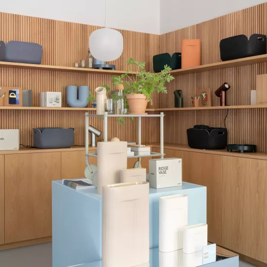 Muuto chooses HIMACS for its flagship European showrooms