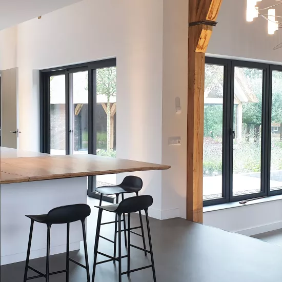 HIMACS brings contemporary cool to a rural Netherlands villa