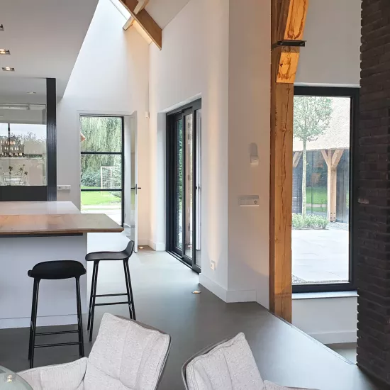 HIMACS brings contemporary cool to a rural Netherlands villa